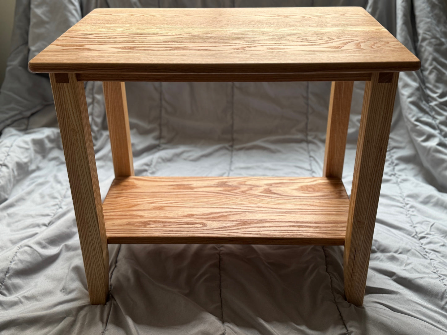 Ash Wood End Table