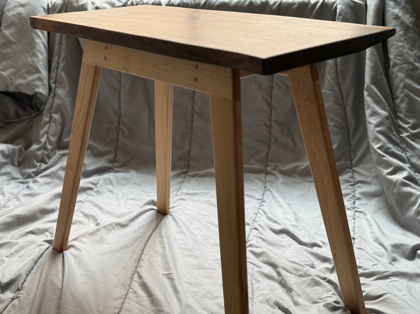 Live Edge Black Walnut End Table